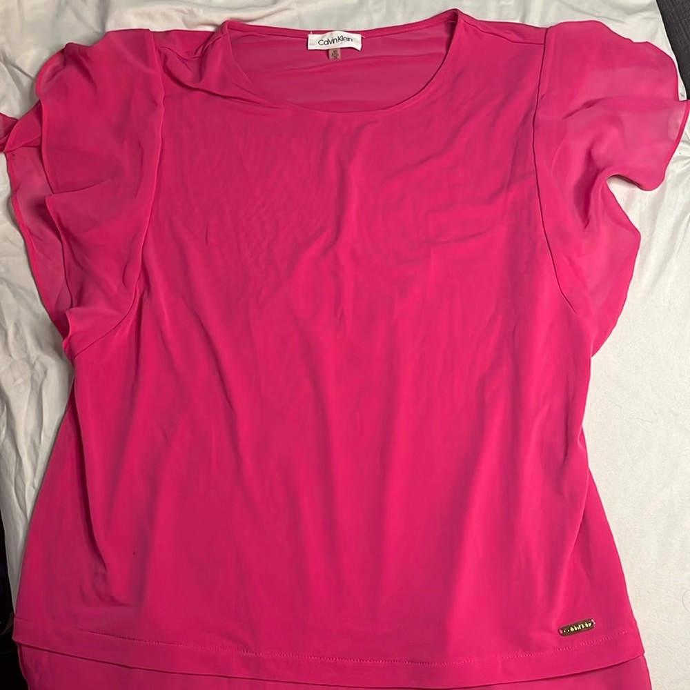 Calvin Klein Metal Logo T-Shirt Dress
